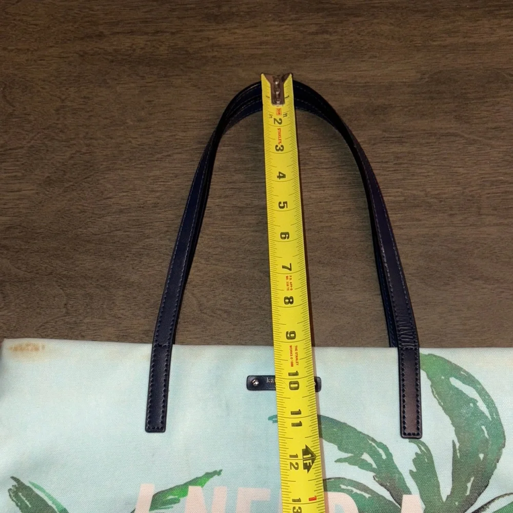 Kate Spade I Need A Vacation Blue and Green Tote Bag Set - Picture 13 of 16